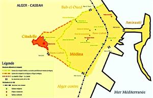ALGERIE-ALGER - CASBAH MUSEE FRANCHET D'ESPEREY AU PAVILLON DU COUP DE L'EVENTAIL